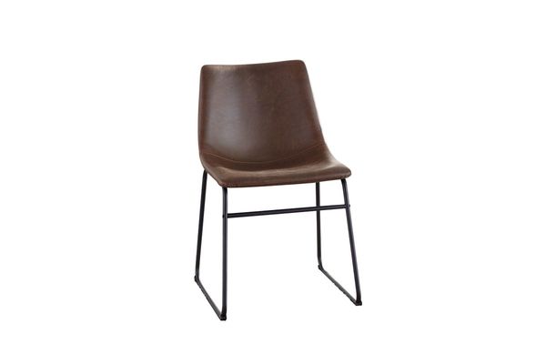 Centiar Upholstered Dining Side Chair Set of 2 in Brown by Ashley