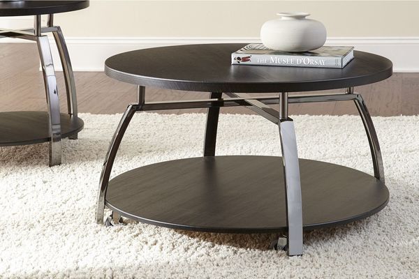 Coham Round Castered Coffee Table