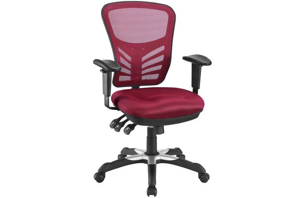 Articulate Mesh Office Chair in Red