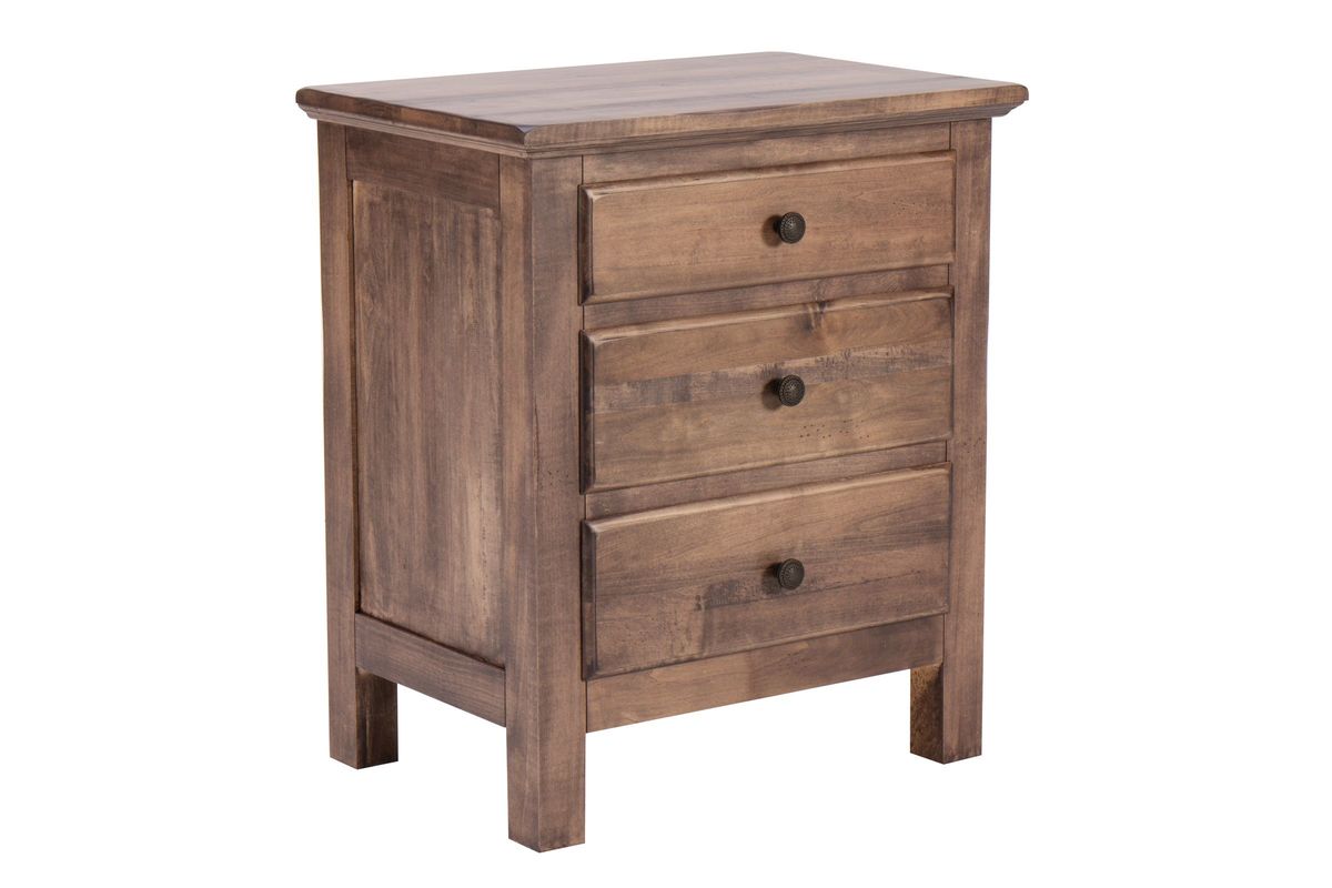 Lewiston Distressed Maple Sandalwood Panel King 5-Piece Set 5