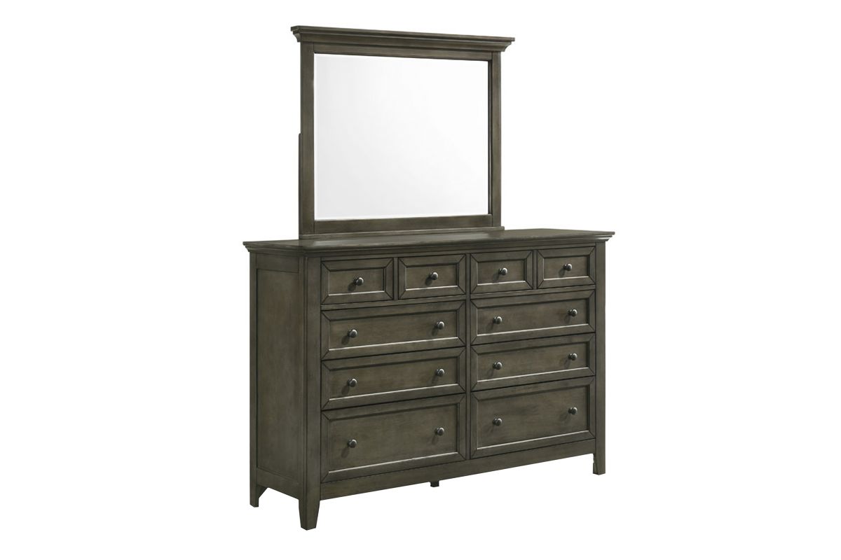 San Mateo 5-Piece Grey King Storage Bedroom Set 13