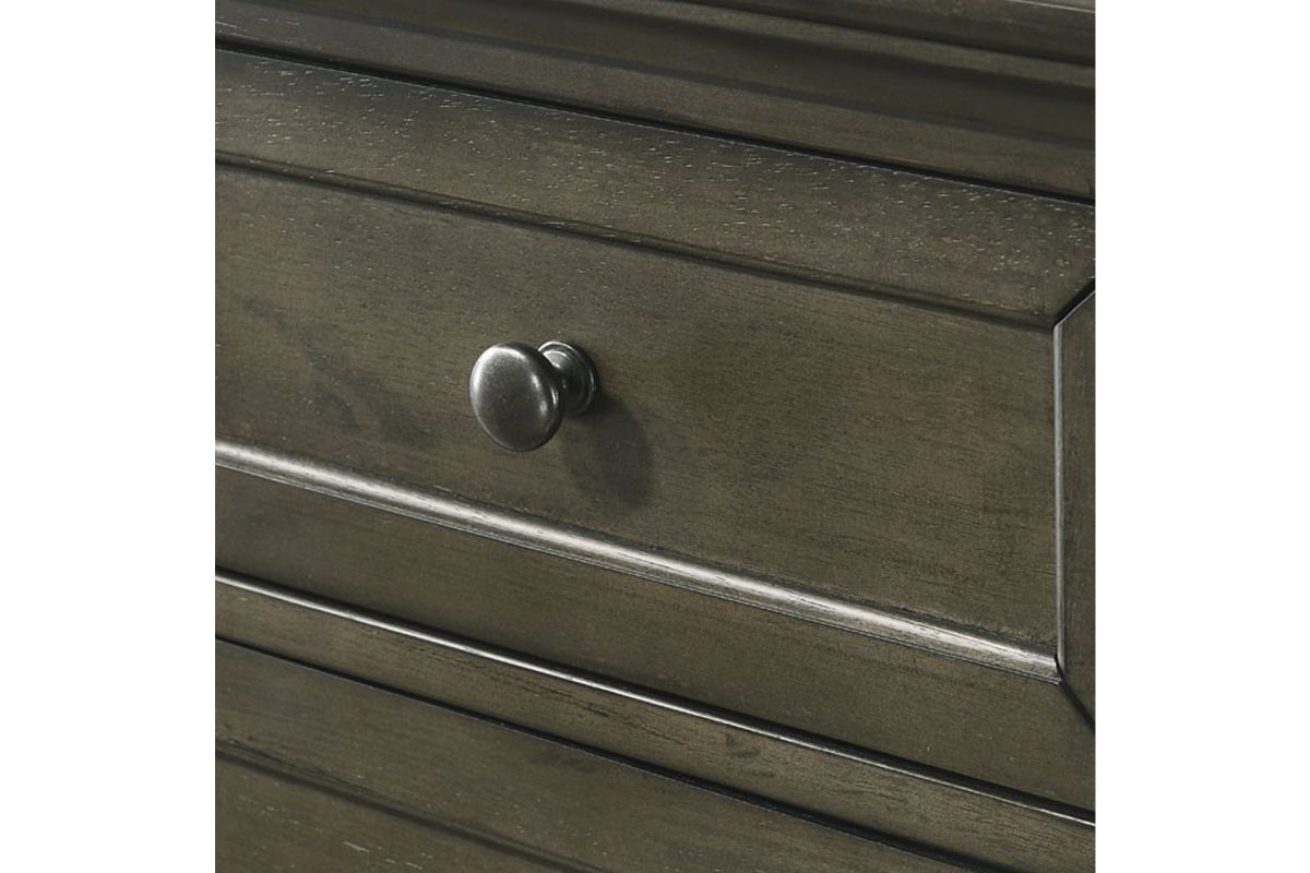 San Mateo 5-Piece Grey King Storage Bedroom Set 18