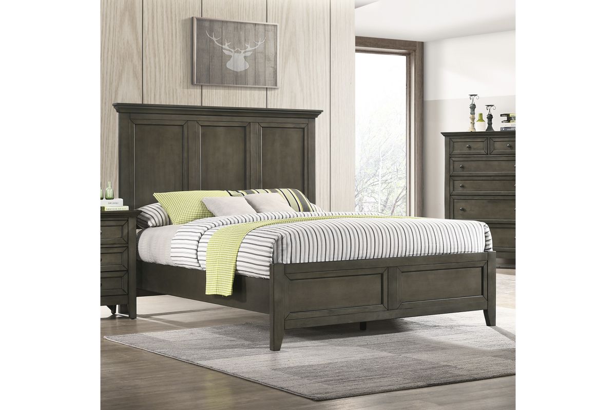 San Mateo Grey Queen Bed 3