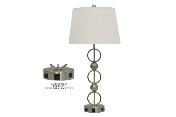 Steel Loop Ball Lamp with USB