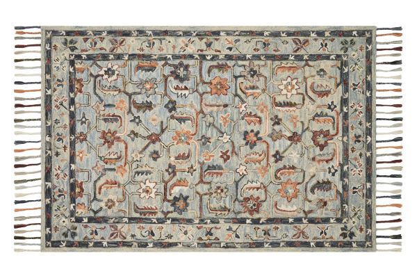 Fringed 5X8 Area Rug