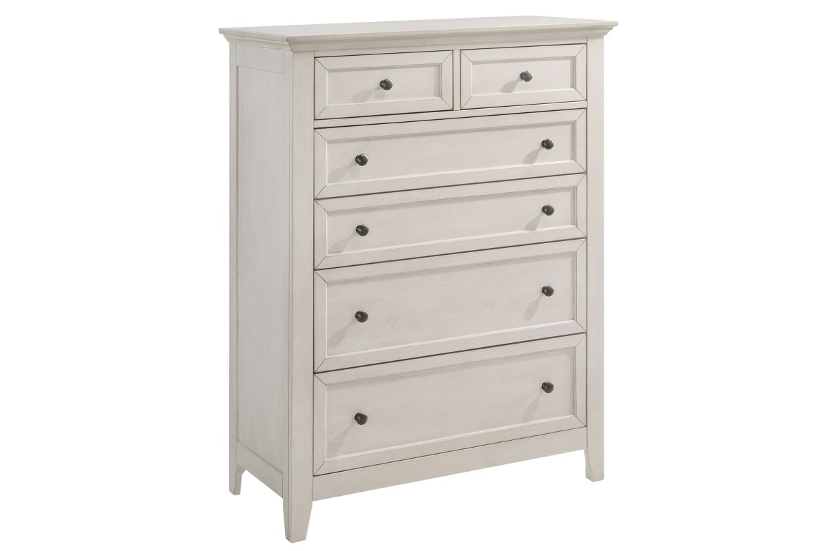 San Mateo 5-Piece White Queen Storage Bedroom Set 3