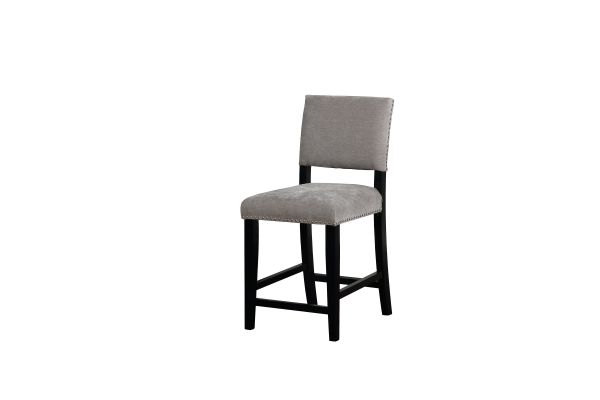 Corey Dark Grey Velvet Counter Stool