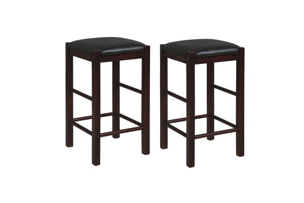 Lance Tavern Espresso Stools 2 Pack