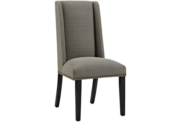 Baron Upholstered Dining Chair in Granite
