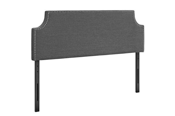 Laura King Upholstered Headboard in Grey