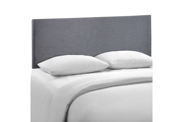 Region Queen Upholstered Headboard in Smoke