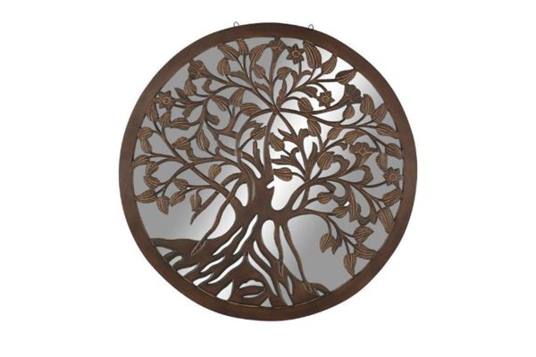 Wood Mirror Wall Art