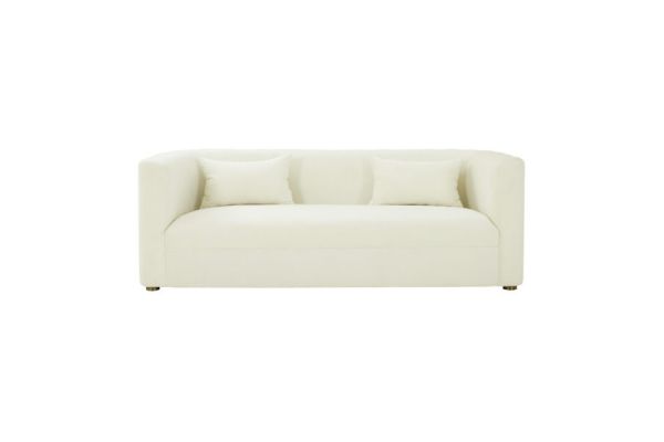 Callie Cream Velvet Sofa
