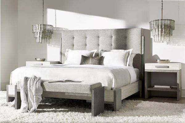 Foundations King Upholstered Bed by Bernhardt 