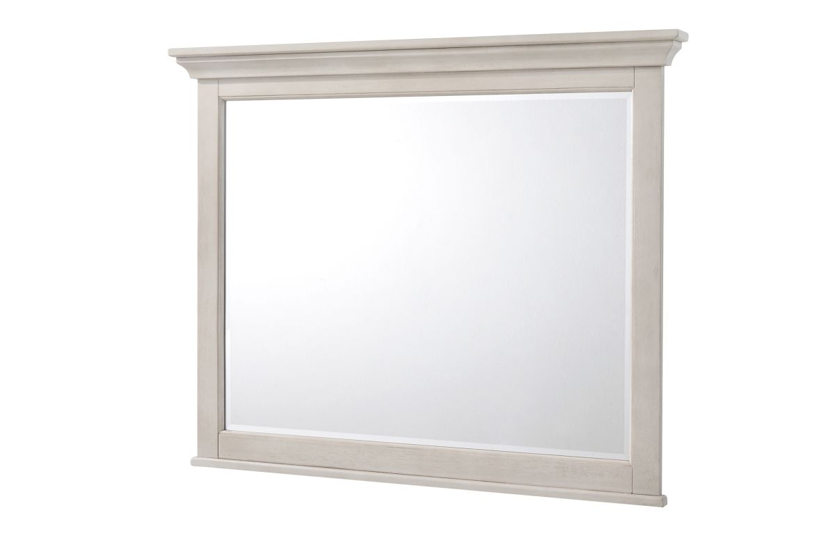 San Mateo White Dresser + Mirror  3