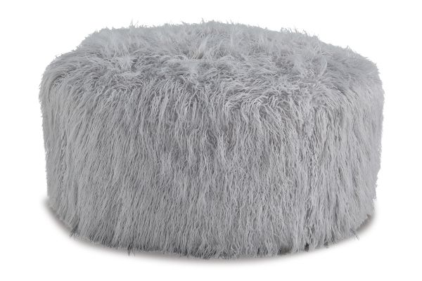 Galice Oversized  Grey Accent Ottoman