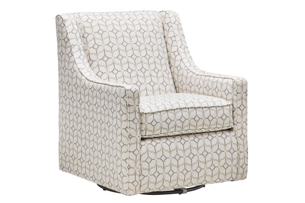 Orchid Pewter Swivel Chair