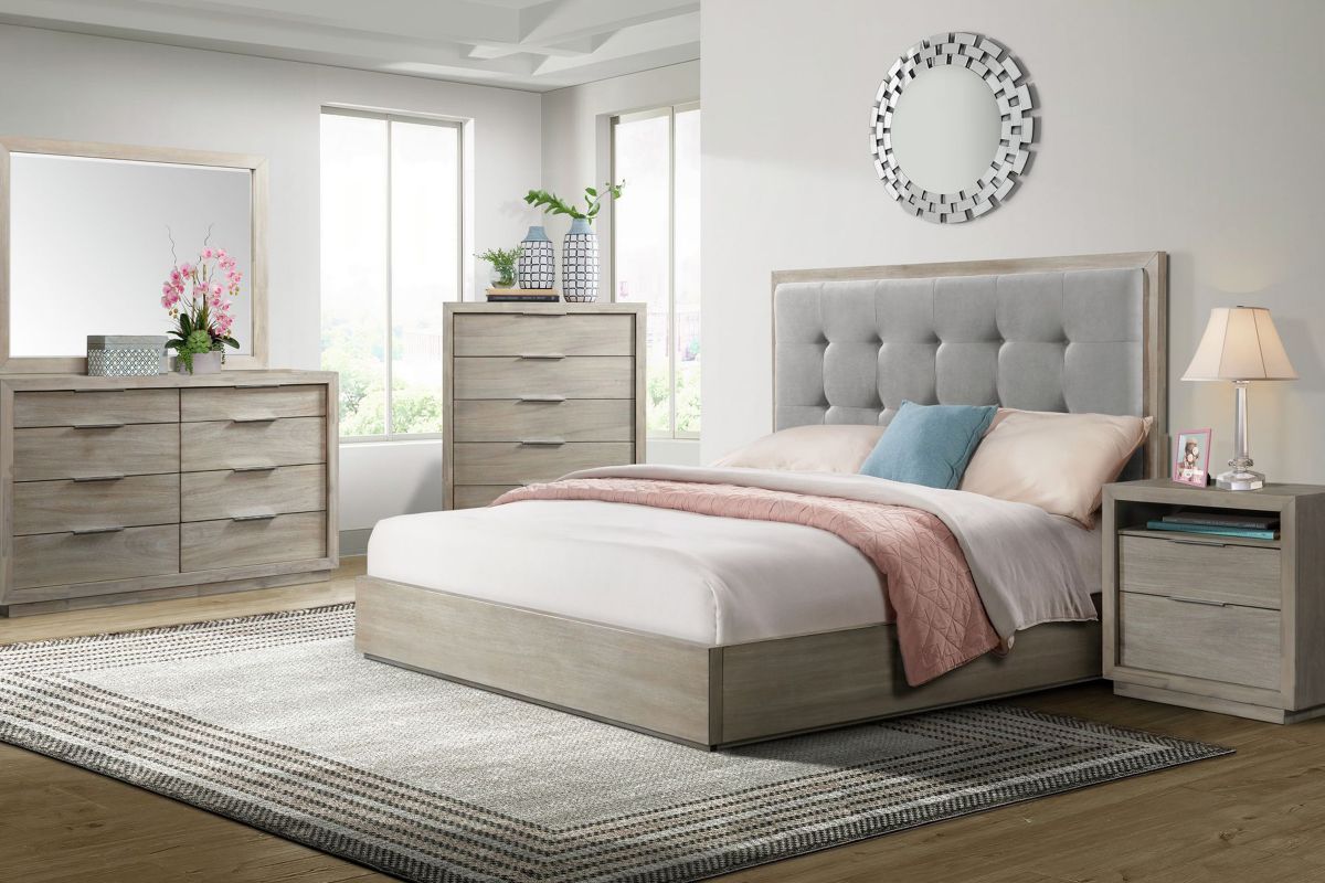 Bella King Panel Bed 3