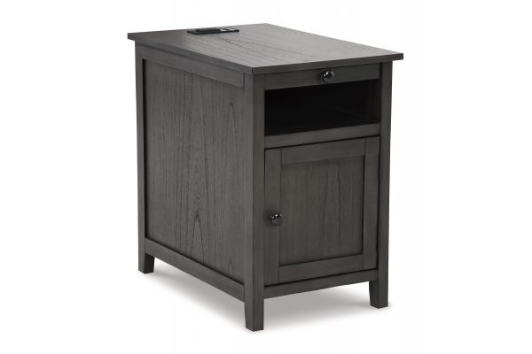 Treytown Gray Chairside Table