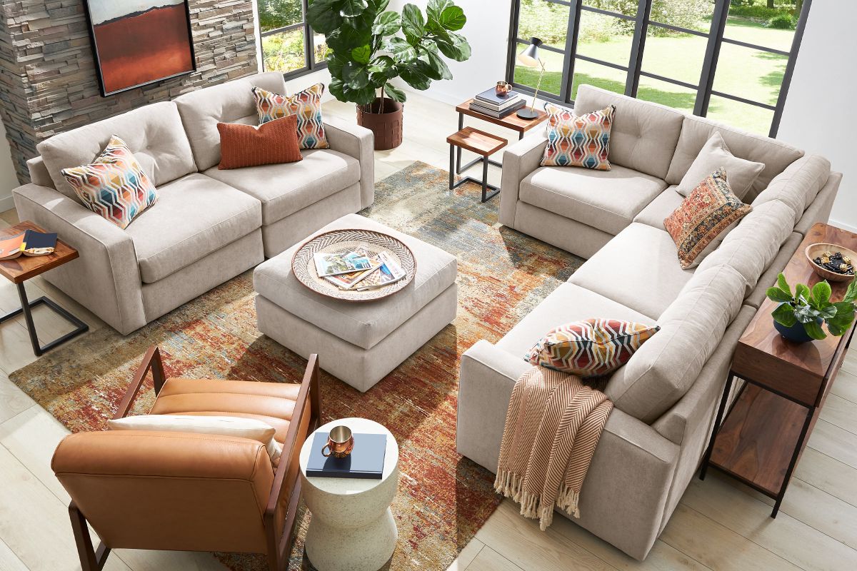 ModularOne Stone Bumper Ottoman 3