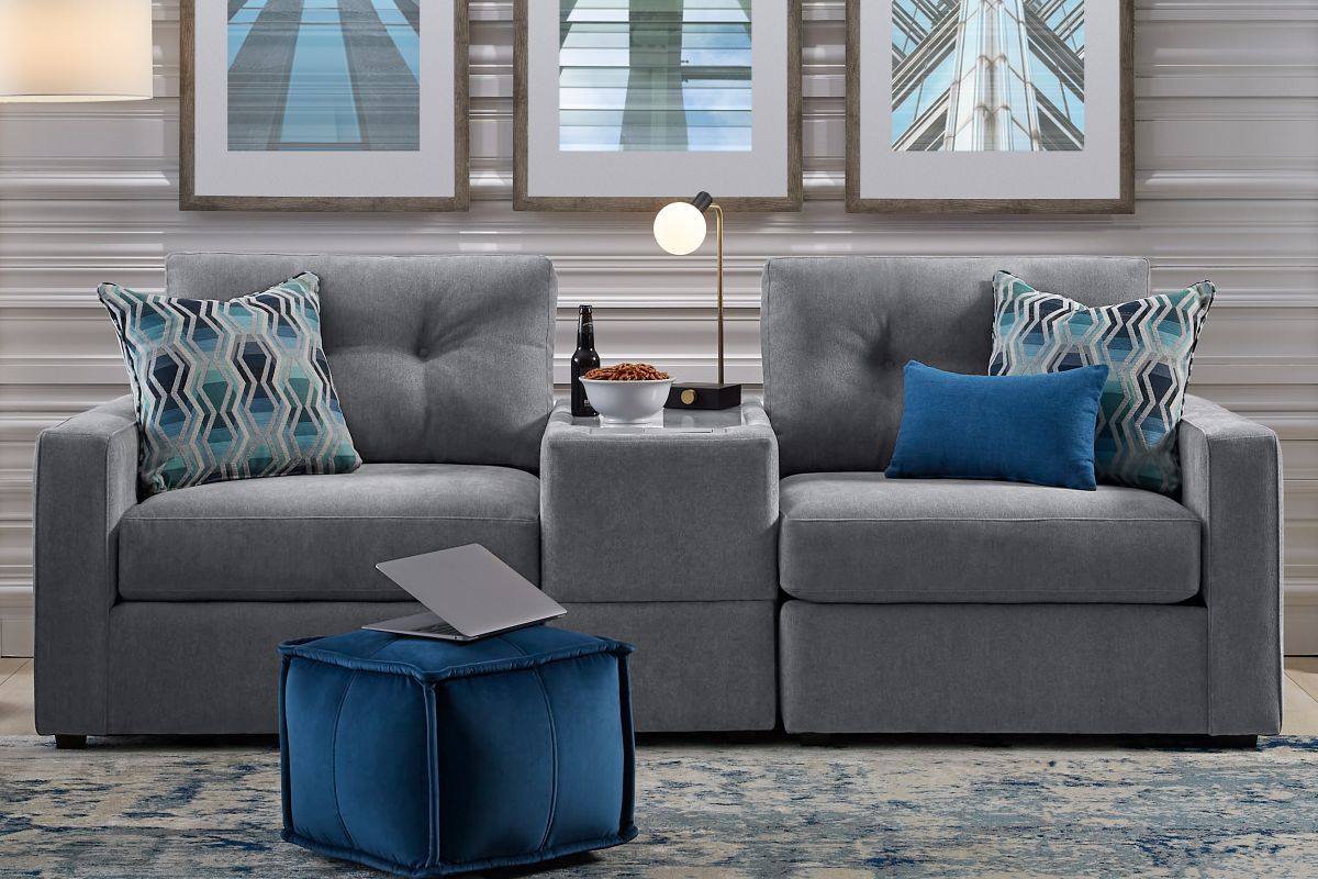 ModularOne Granite Console Loveseat 2