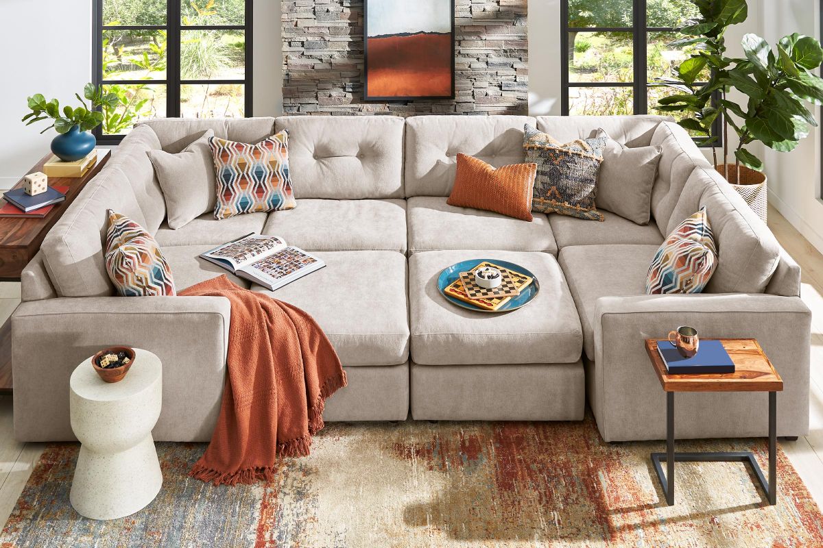 ModularOne Stone 6-Piece Sectional 4