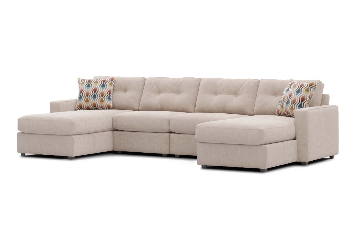 ModularOne Stone 4-Piece Sectional 9