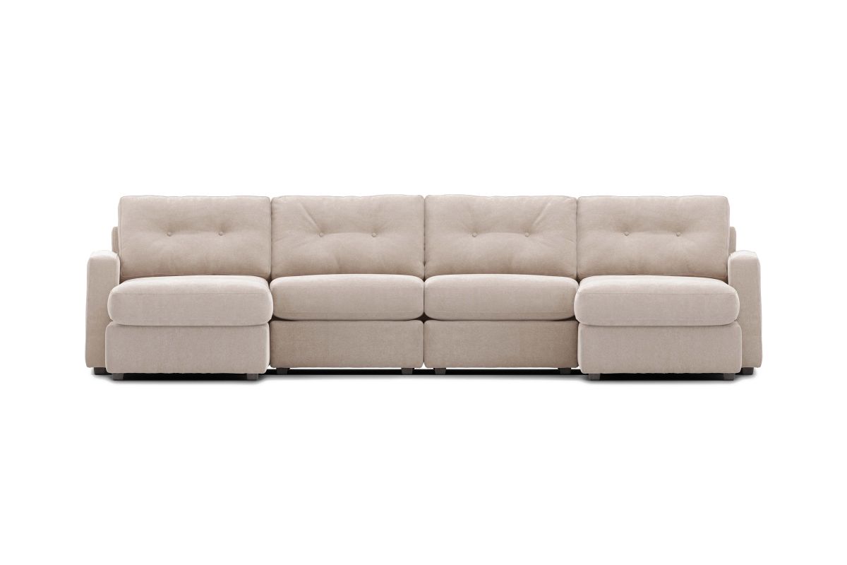 ModularOne Stone 4-Piece Sectional 4