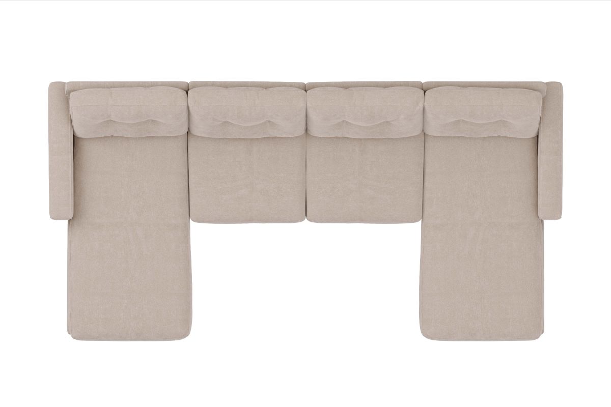 ModularOne Stone 4-Piece Sectional 7