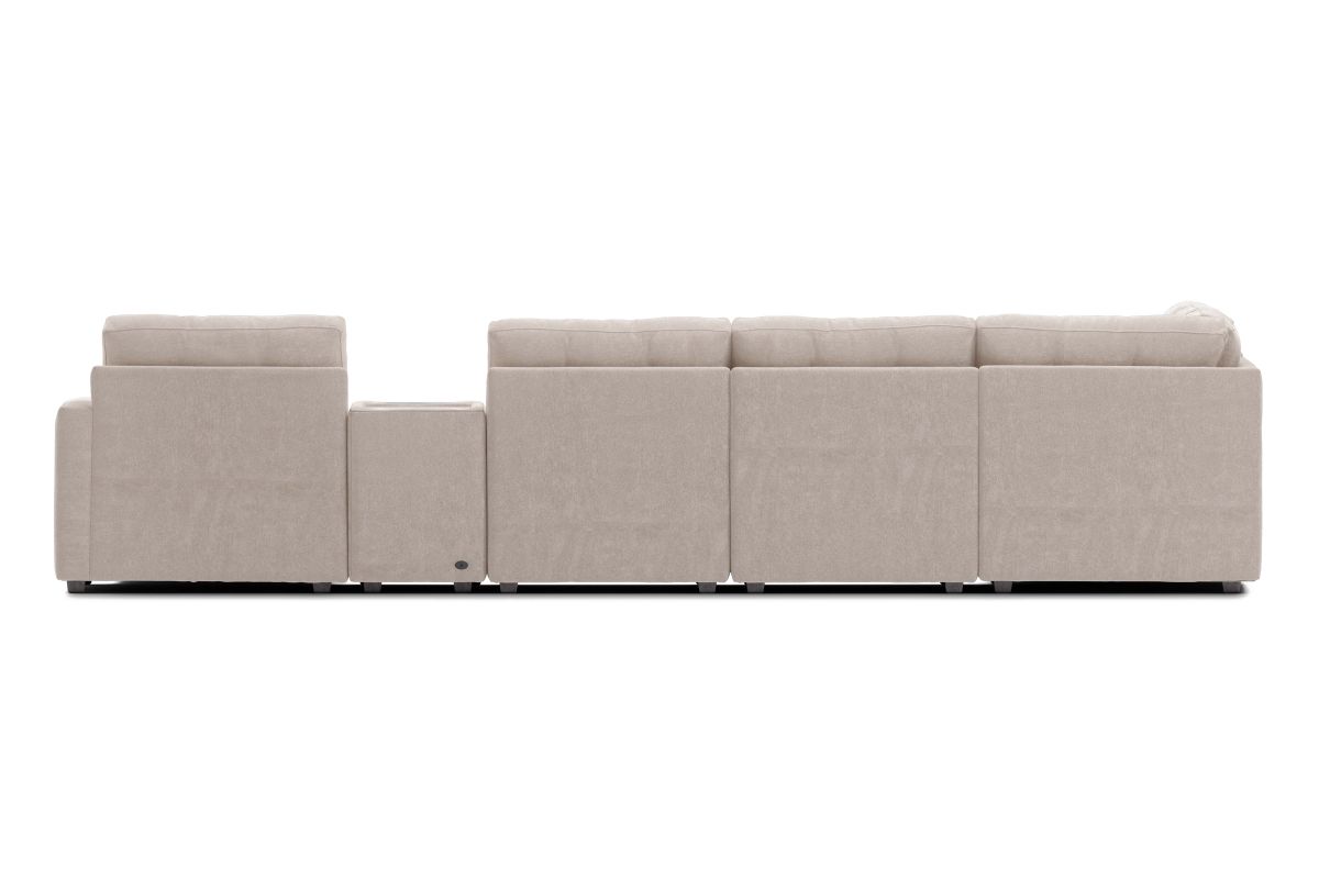 ModularOne Stone 8-Piece Sectional with Right Arm Facing Chaise 9