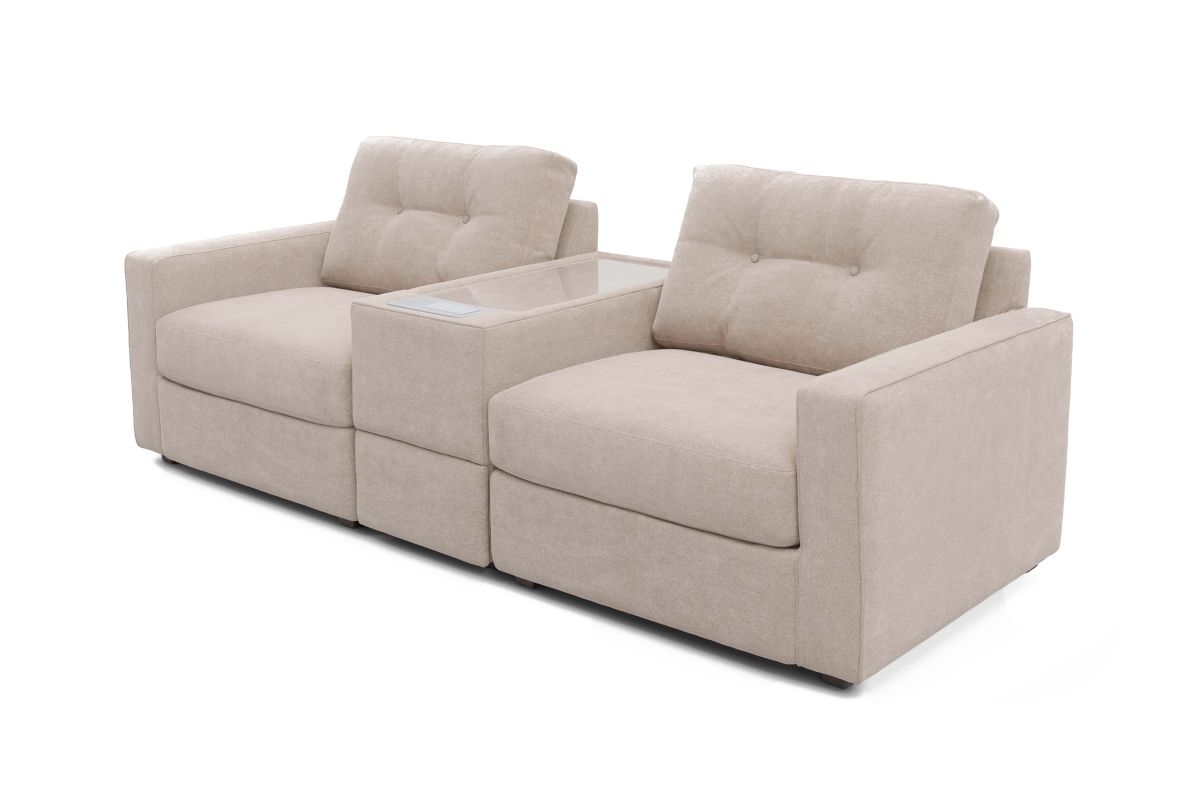 ModularOne Stone Console Loveseat 7