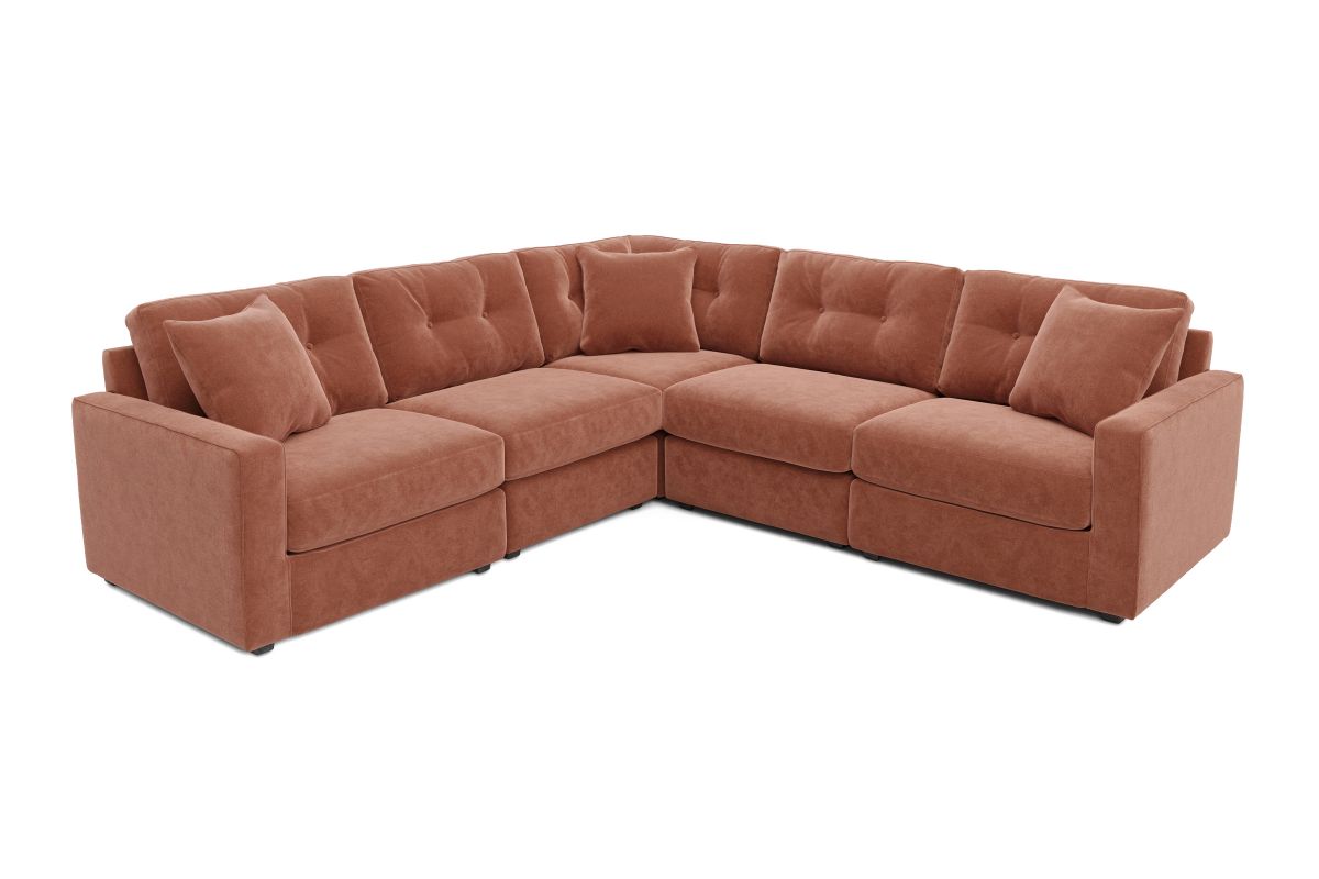 ModularOne Sectional Cantaloupe 5-Piece 4
