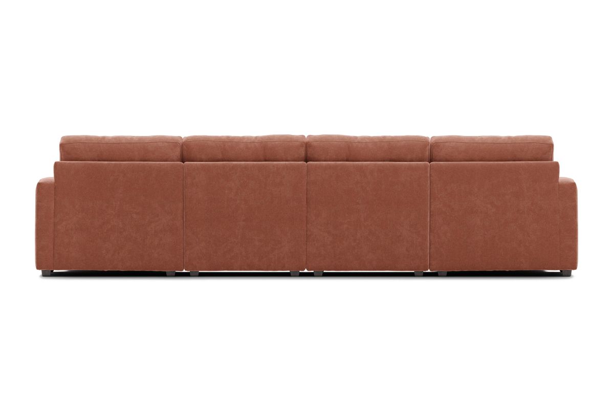 ModularOne Sectional Cantaloupe 4-Piece 8