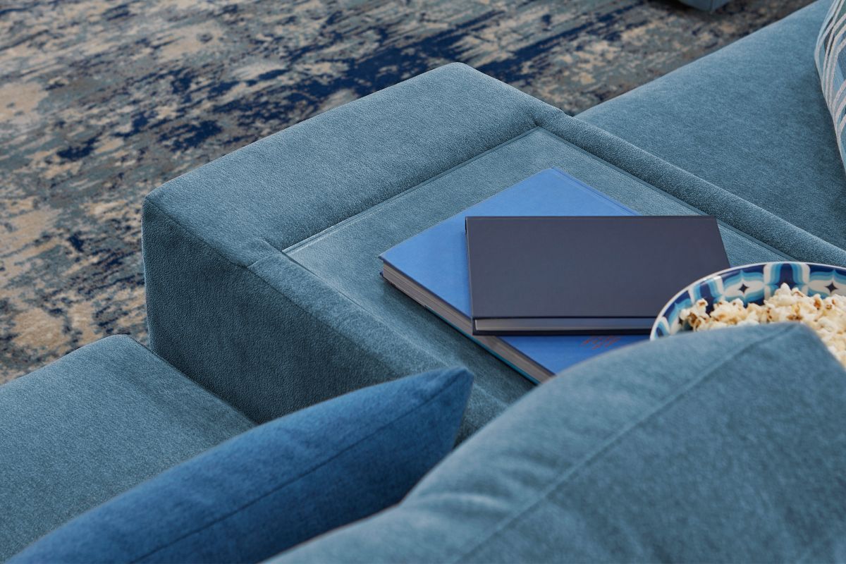 ModularOne Sectional Teal 5-Piece with Dual Chaise 5