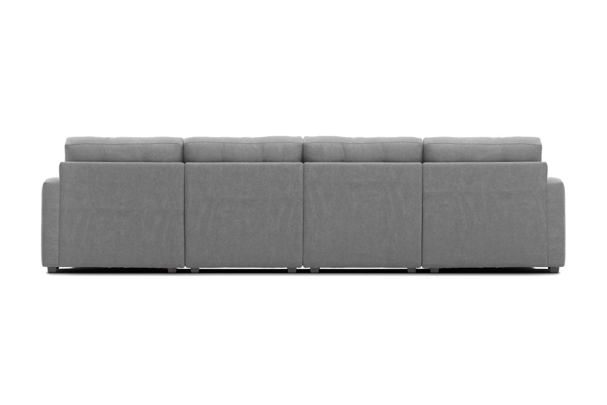 ModularOne Granite 4-Piece Sectional with Dual Chaise 8