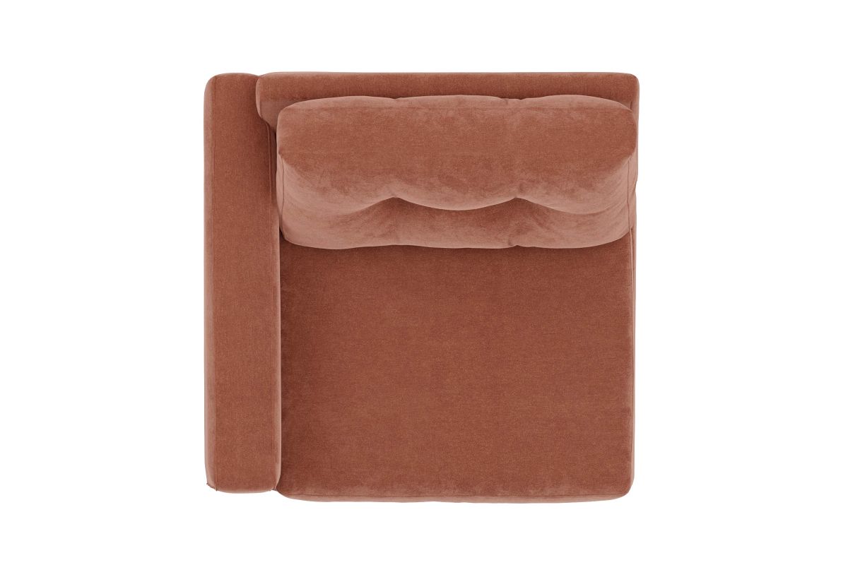 ModularOne Individual Pieces Cantaloupe Left Arm Facing Chair 7