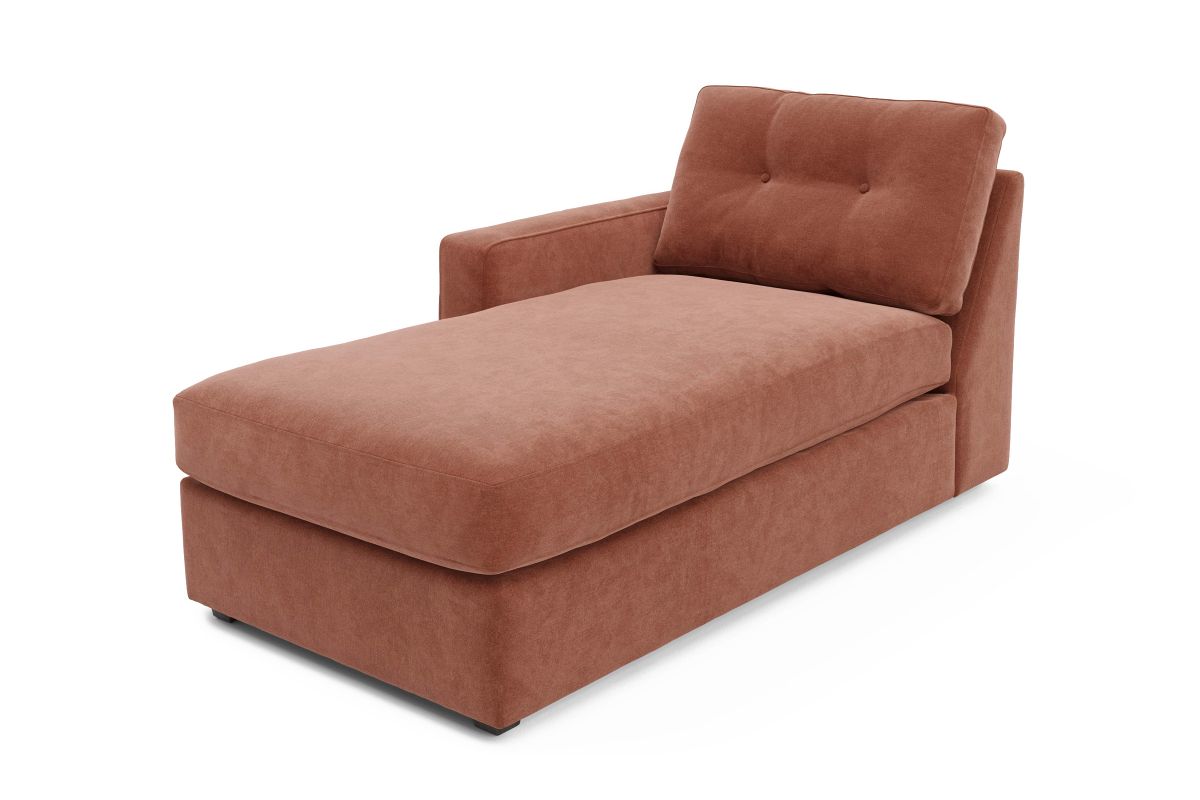 ModularOne Individual Pieces Cantaloupe Left Arm Facing Chaise 4