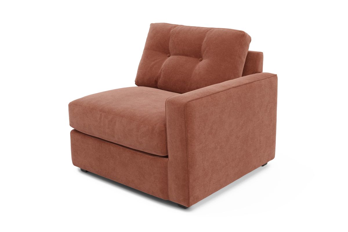 ModularOne Individual Pieces Cantaloupe Right Arm Facing Chair 4