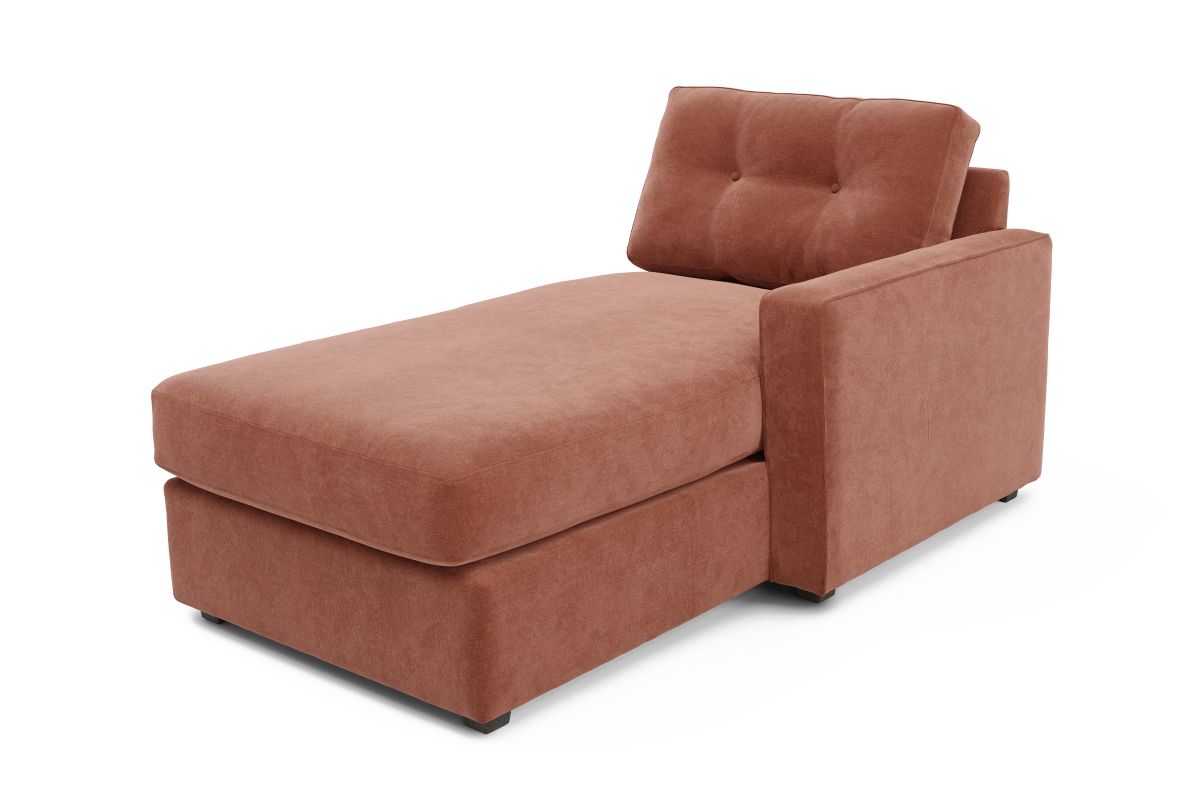 ModularOne Individual Pieces Cantaloupe Right Arm Facing Chaise 4