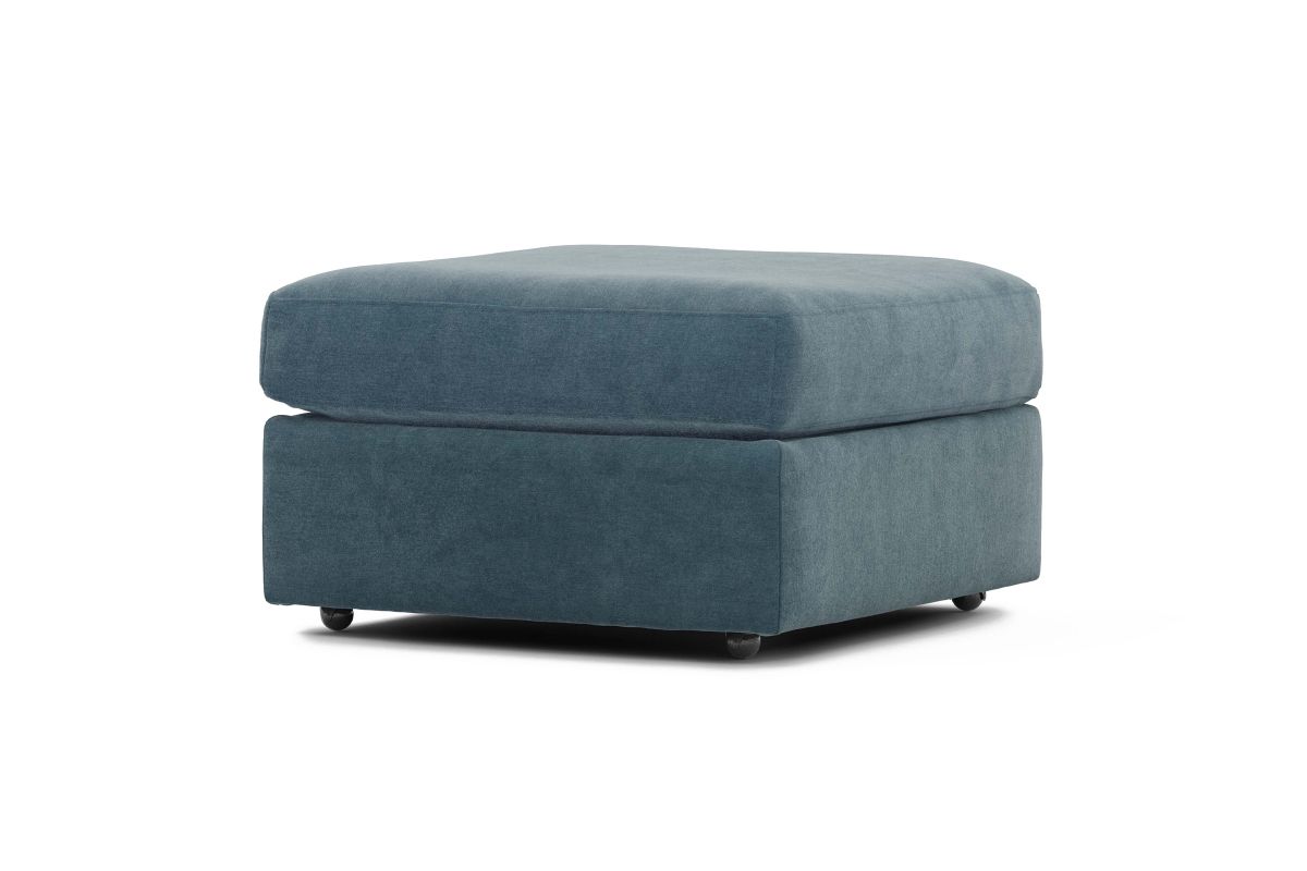 ModularOne Individual Pieces Teal Ottoman 3
