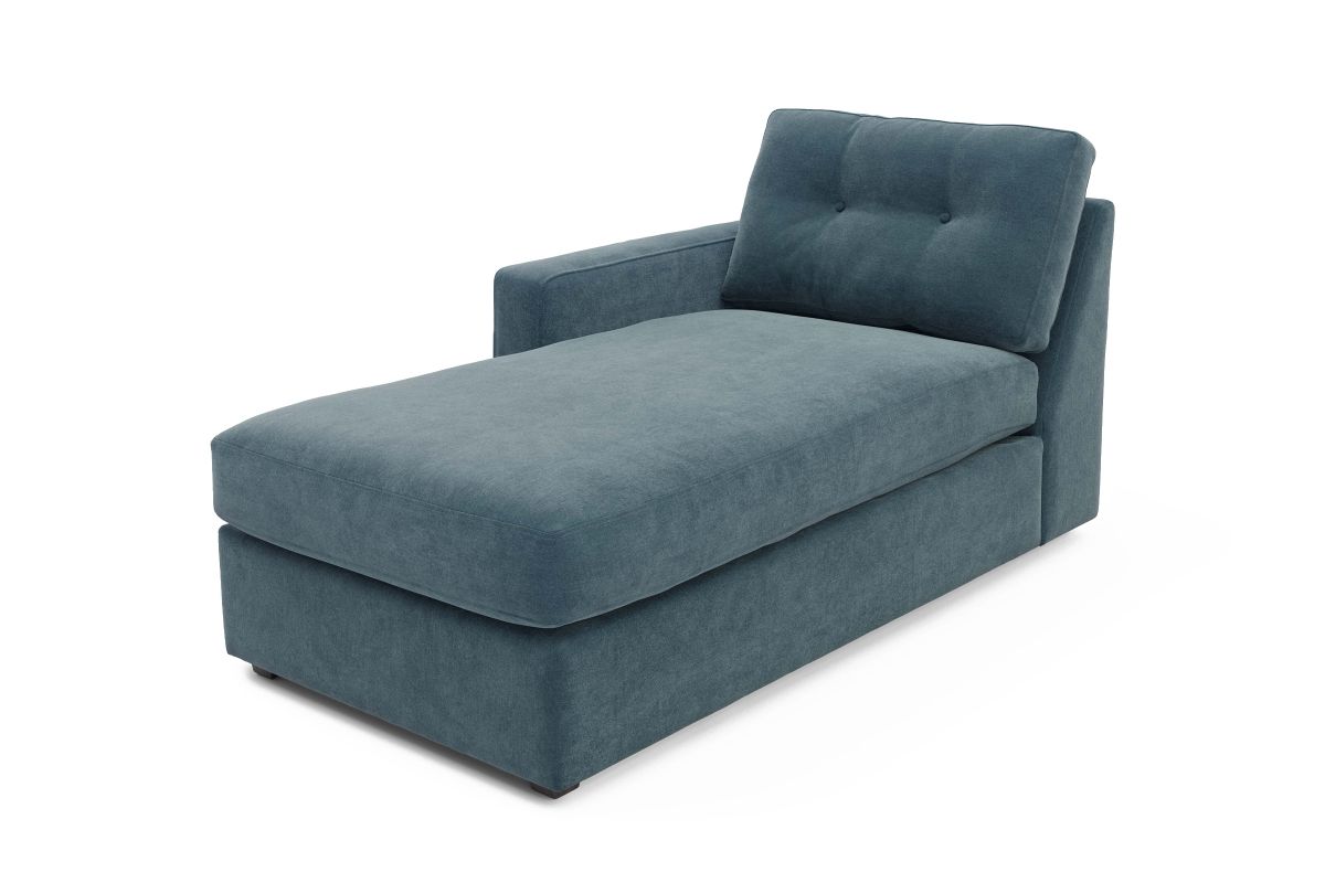 ModularOne Individual Pieces Teal Left Arm Facing Chaise 4