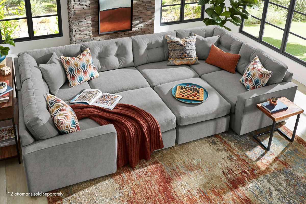 ModularOne Granite 6-Piece Sectional 2