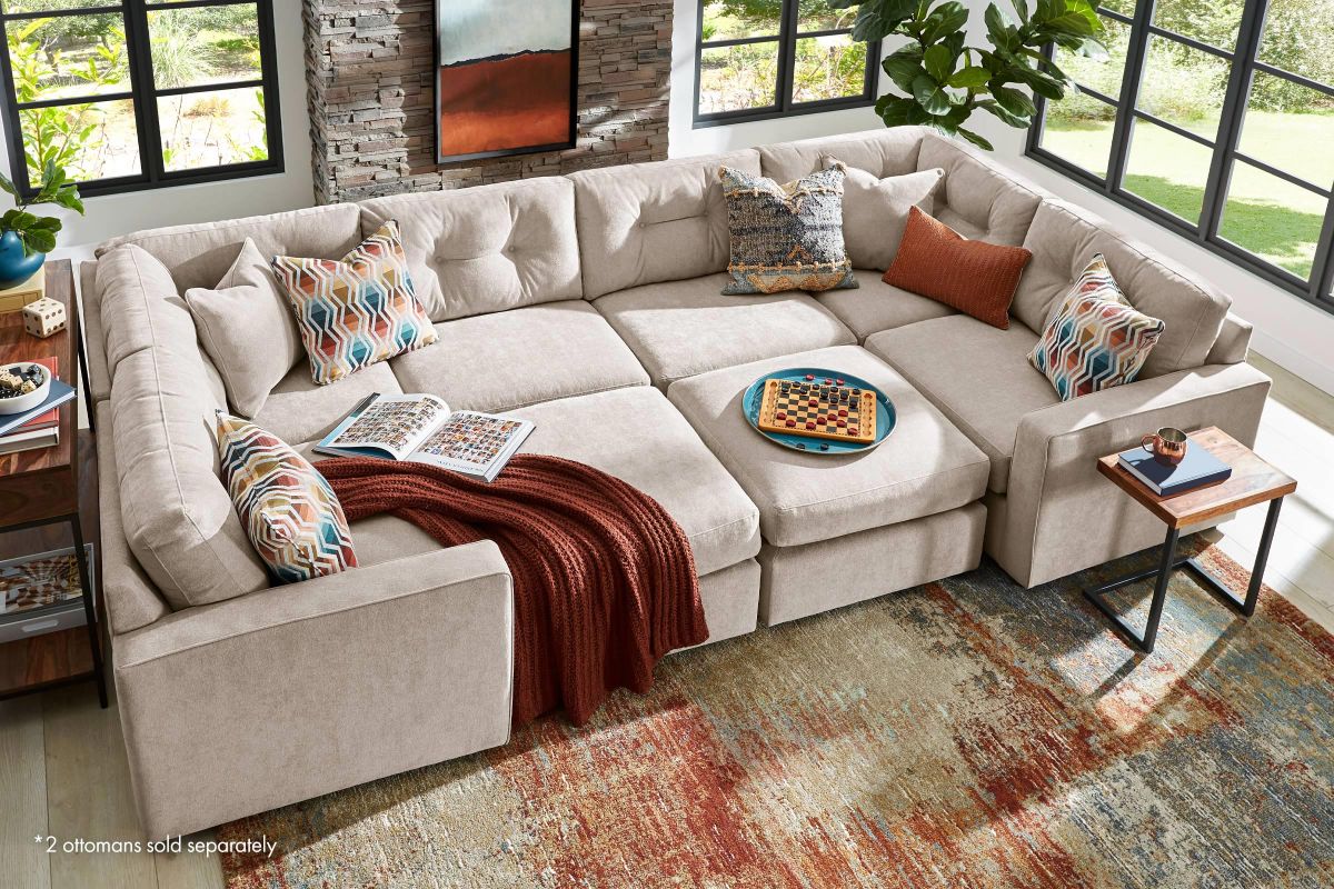 ModularOne Stone 6-Piece Sectional 2