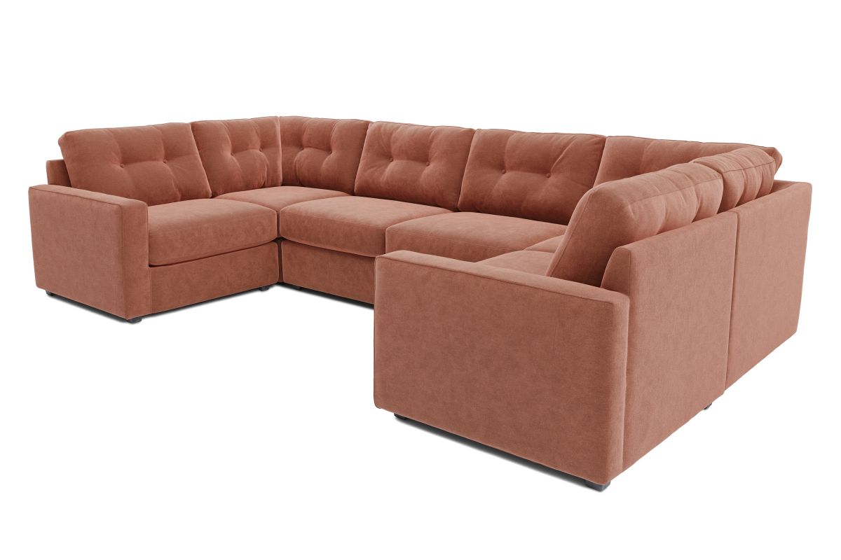 ModularOne Sectional Cantaloupe 6-Piece 4