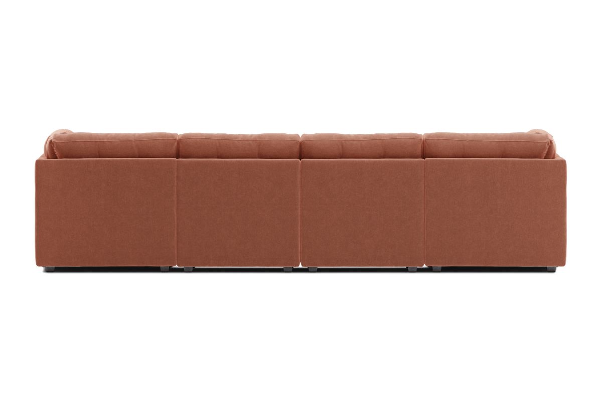 ModularOne Sectional Cantaloupe 6-Piece 6