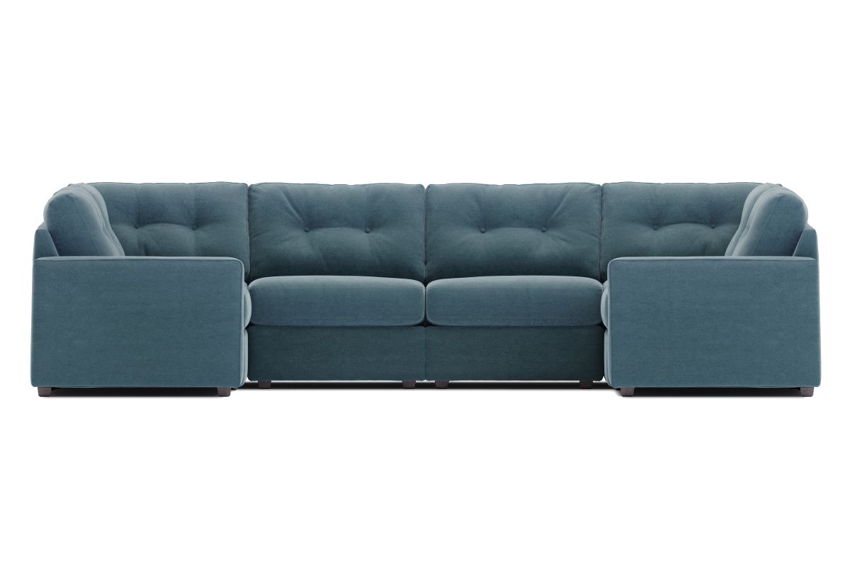 ModularOne Sectional Teal 6-Piece 2