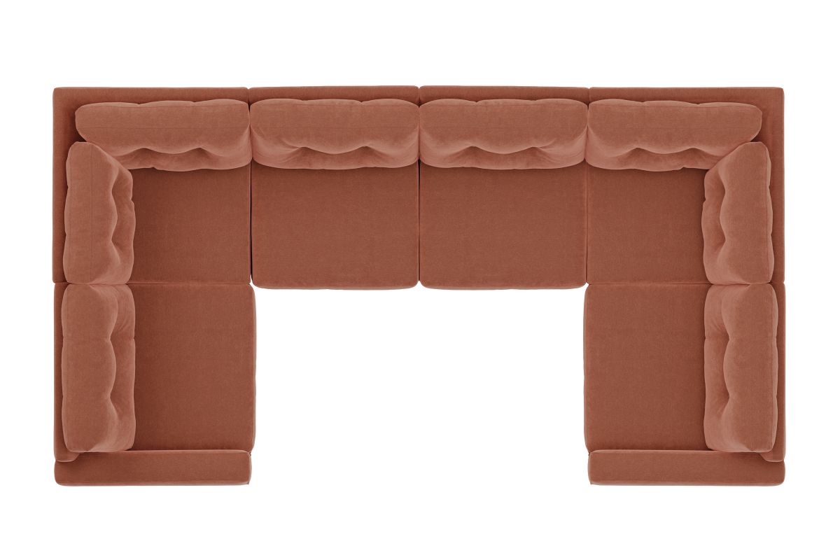 ModularOne Sectional Cantaloupe 6-Piece 5