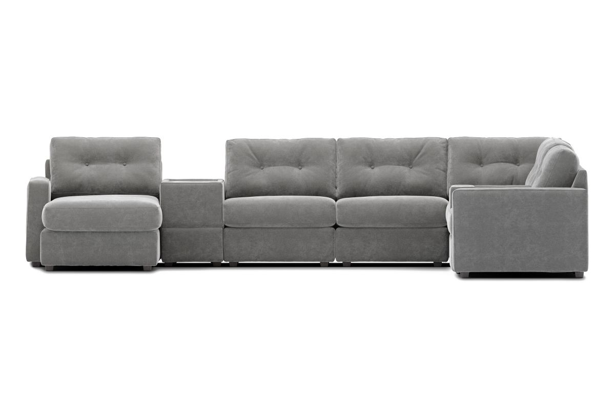 ModularOne Granite 8-Piece Sectional with Left Arm Facing Chaise 3