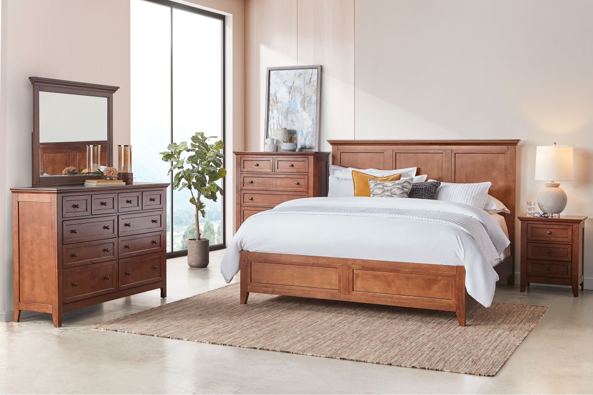San Mateo Brown King Bed 2