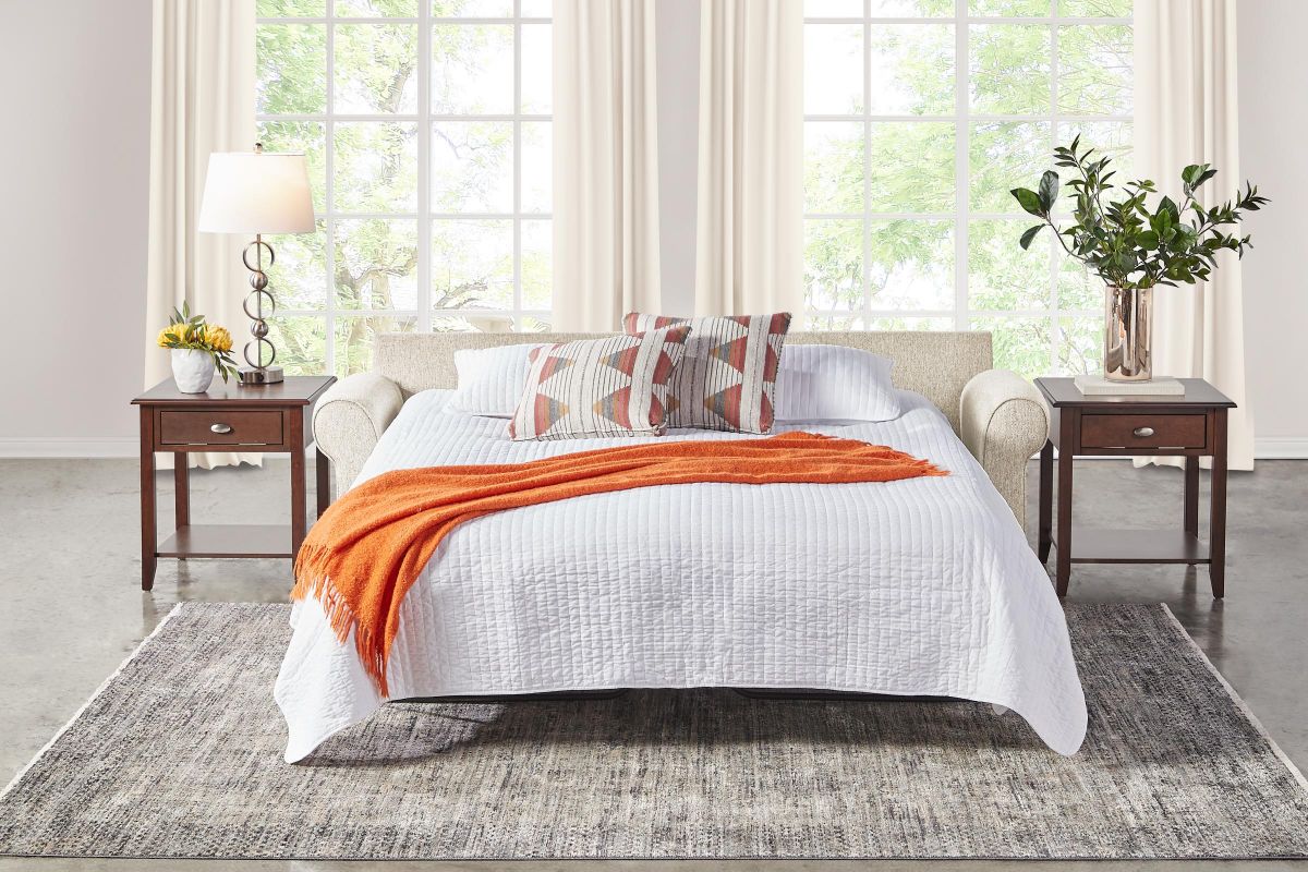 Sadie Putty Queen Sleeper Sofa 5